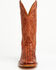 Image #4 - Horse Power Men's Boot Barn Exclusive Nile Crocodile Print Tall Western Boots - Broad Square Toe, Cognac, hi-res