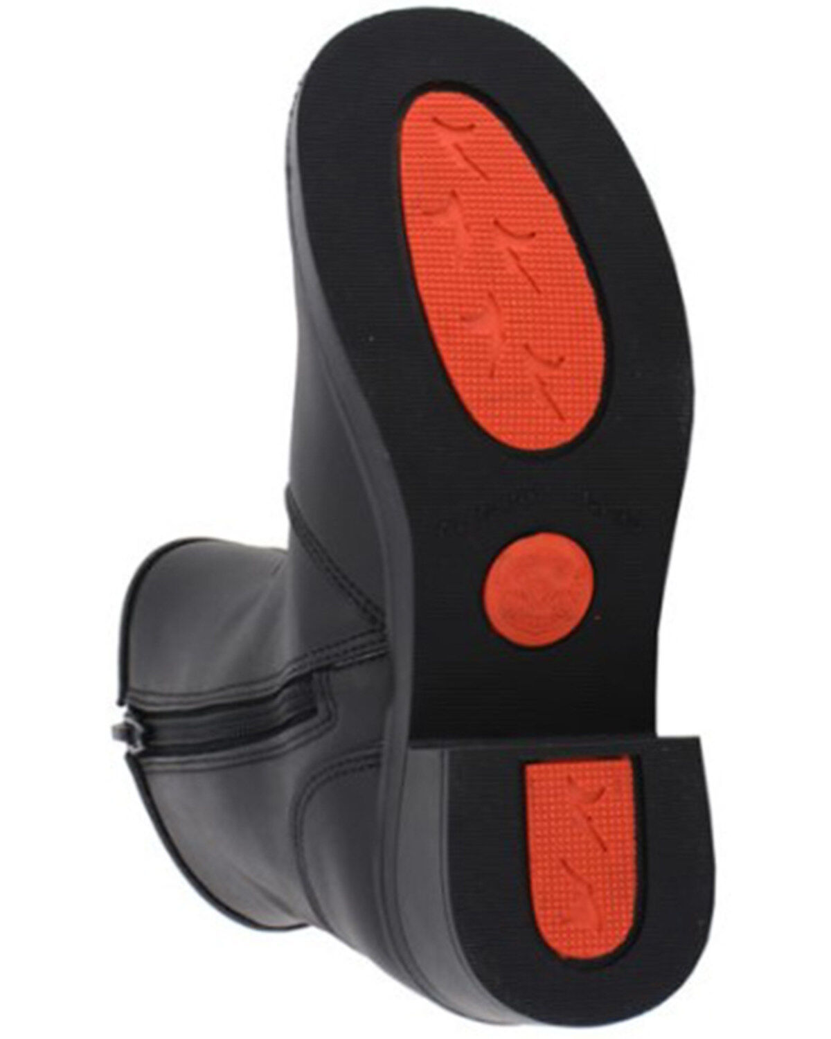 Image #6 - Milwaukee Leather Women's Super Clean Riding Boots - Round Toe, Black, hi-res