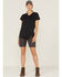 Image #1 - Ariat Women's Rebar Gray DuraStretch Made Tough Work Shorts, Grey, hi-res