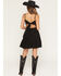 Image #4 - Shyanne Women's Lace Sleeveless Tie-Back Mini Dress, Black, hi-res
