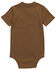 Image #2 - Carhartt Infant Boys' Short Sleeve Pocket Onesie, Brown, hi-res
