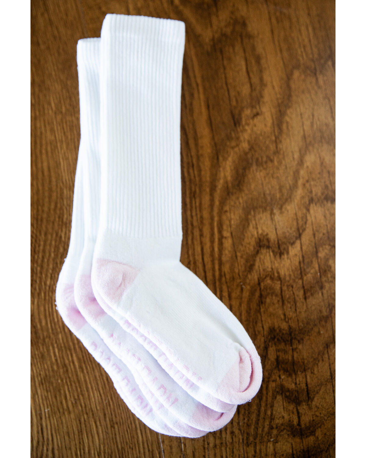 Image #1 - Boot Barn Women's Basic Over The Calf Sock Pack - 3 Pack, White, hi-res