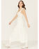 Image #3 - Rock & Roll Denim Women's Eyelet Sleeveless Midi Dress, Natural, hi-res