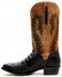 Image #3 - El Dorado Men's Exotic Alligator Western Boots - Round Toe, Black, hi-res