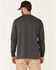 Image #4 - Hawx Men's Solid Charcoal Forge Long Sleeve Work Pocket T-Shirt - Tall, Charcoal, hi-res