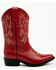 Image #2 - Shyanne Girls' Little Lucille Western Boots - Snip Toe, Red, hi-res