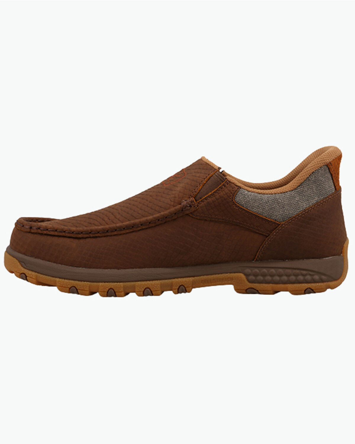 Image #3 - Twisted X Men's Slip-On Driving Mocs, Caramel, hi-res