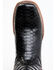Image #6 - Cody James Men's Matte Python Exotic Western Boots - Broad Square Toe, Black, hi-res