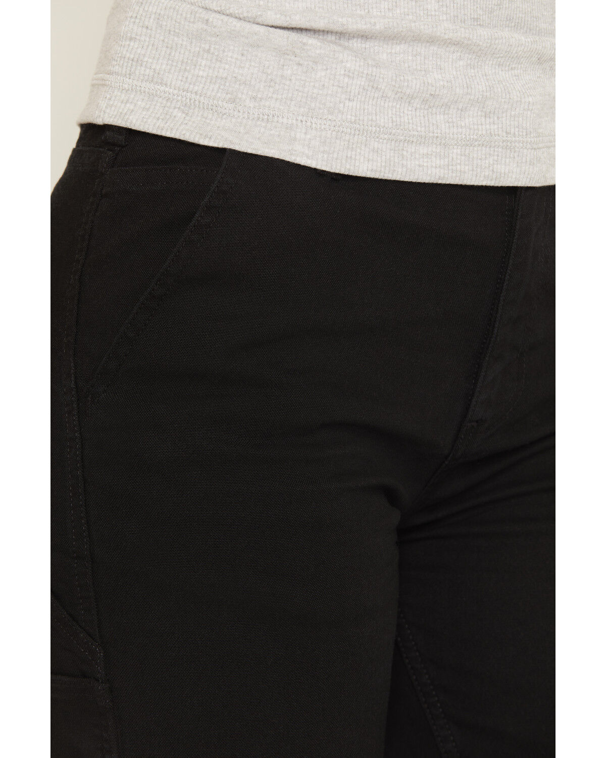 Image #2 - Carhartt Women's Carpenter Canvas Pants, Black, hi-res