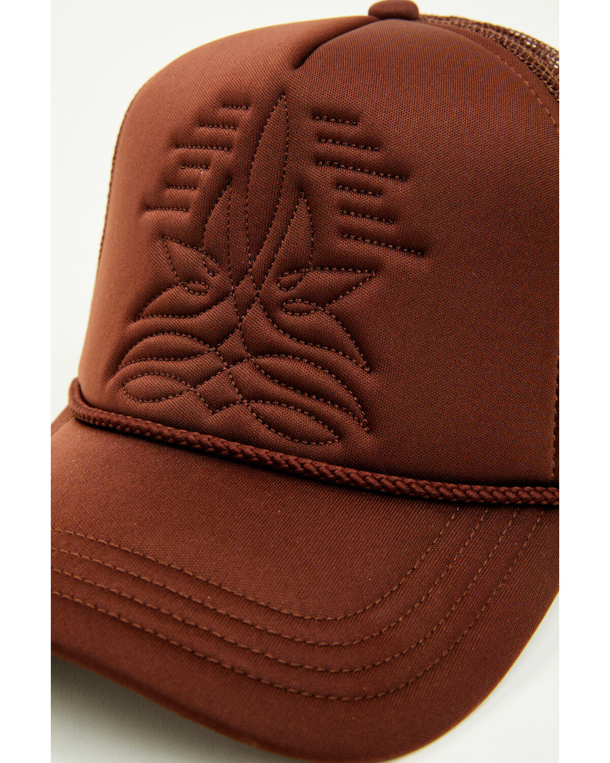 Image #2 - Shyanne Women's Boot Stitch Ball Cap, Brown, hi-res