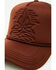Image #2 - Shyanne Women's Boot Stitch Ball Cap, Brown, hi-res