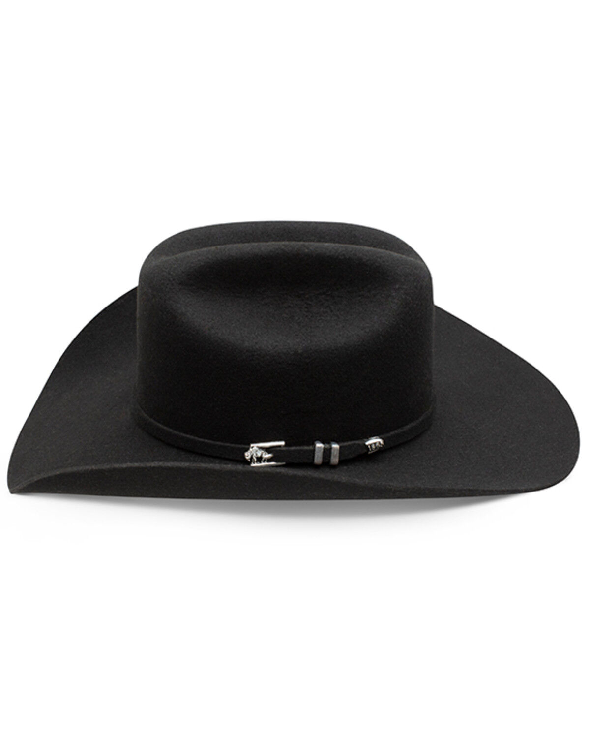 Image #2 - Stetson Men's Apache 4X Buffalo Felt Hat, Black, hi-res