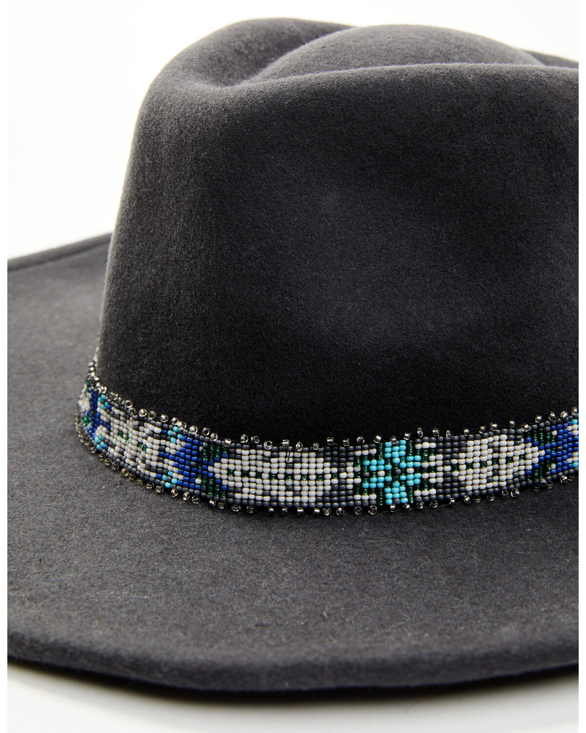 Image #2 - Nikki Beach Women's Wynter Rancher Wool Felt Western Fashion Hat, Grey, hi-res