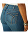 Image #2 - Ariat Women's Hasley Dark Wash Mid Rise Slim Trouser Denim Jeans - Plus, Dark Wash, hi-res