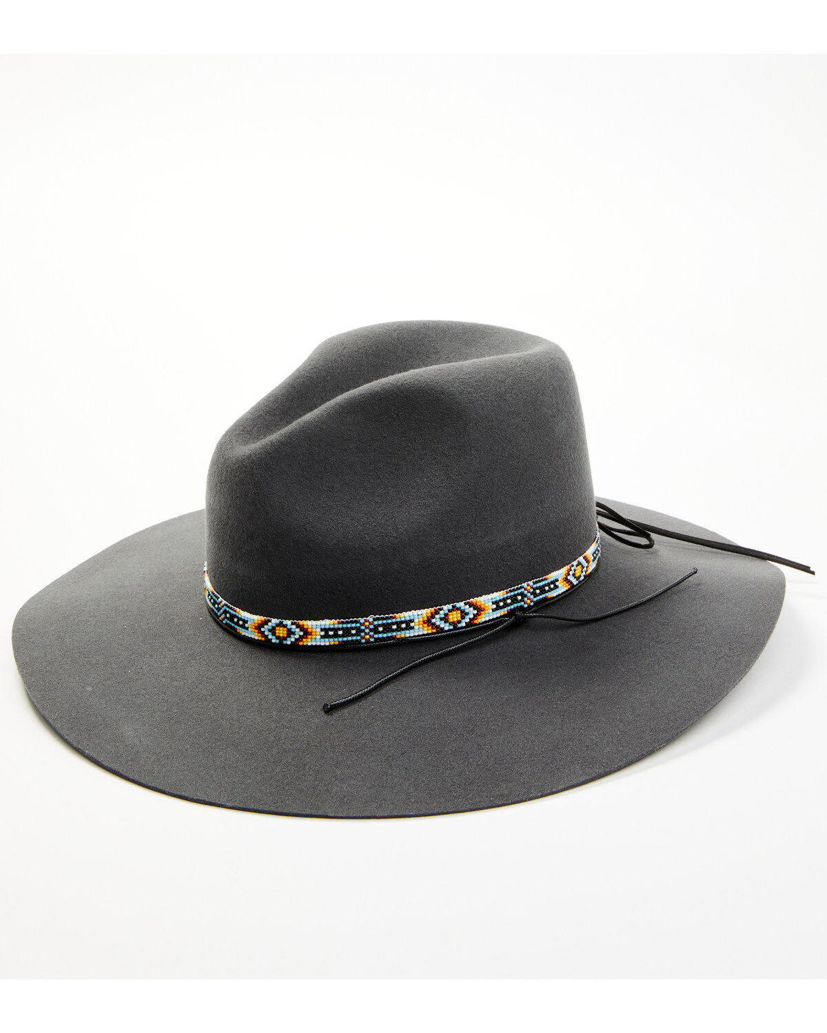 Image #1 - Shyanne Women's Zimabead Wool Felt Western Fashion Hat, Grey, hi-res