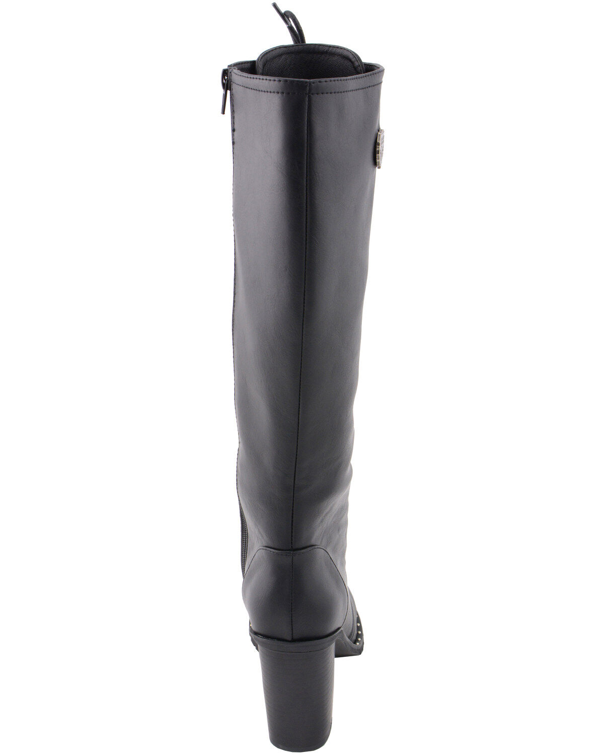 Image #7 - Milwaukee Leather Women's Lace To Toe Boots - Round Toe, Black, hi-res