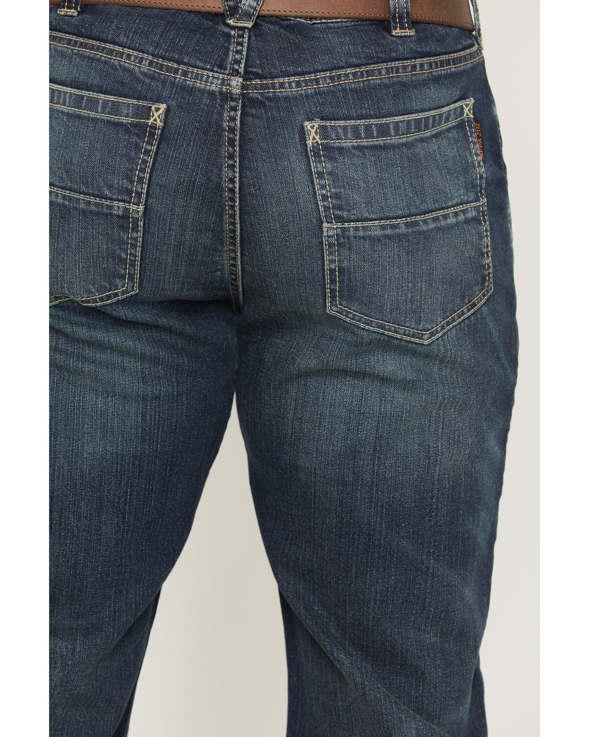 Image #4 - Hawx Men's FR Grinder Dark Wash Straight Denim Jeans, Indigo, hi-res