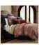 Image #1 - HiEnd Accents Melinda Washed Linen Queen Bedding Set - 3 Piece, Red, hi-res