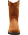 Image #4 - Georgia Boot Men's Wellington Pull On Work Boots - Steel Toe, Brown, hi-res