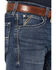 Image #2 - Ariat Men's M2 Kenny Dark Wash Relaxed Straight Stretch Denim Jeans, Dark Wash, hi-res
