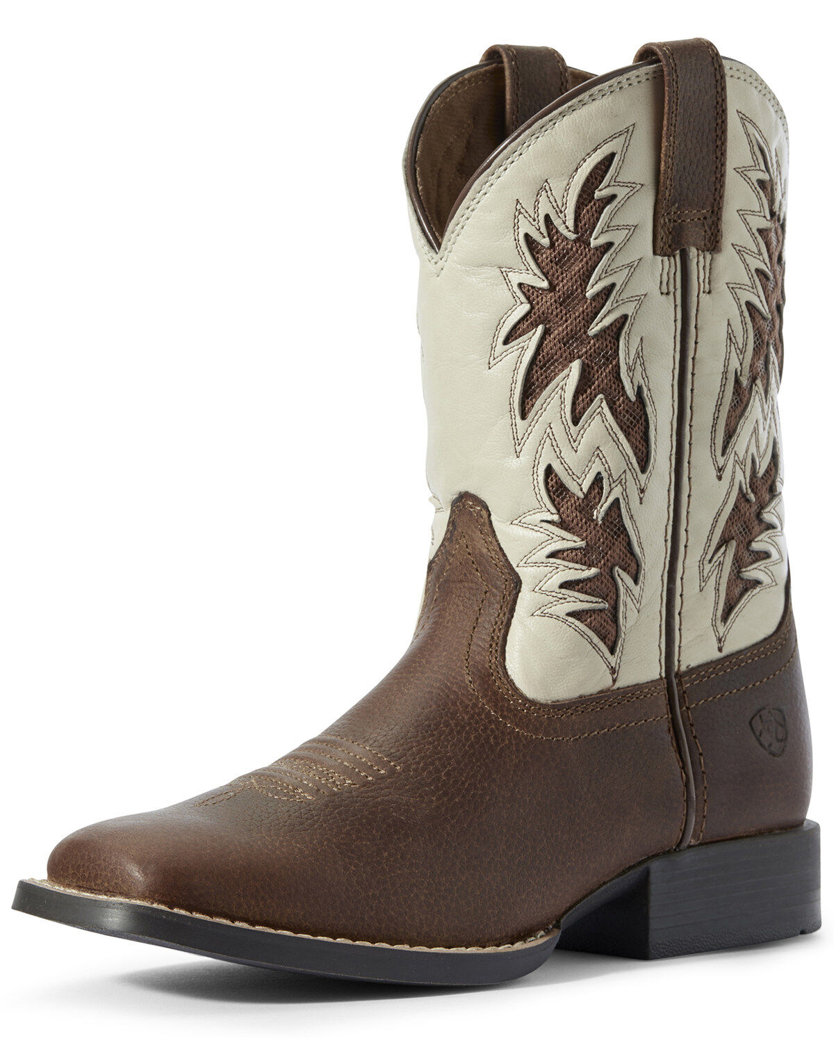 Image #1 - Ariat Boys' VentTEK Western Boots - Square Toe, Brown, hi-res