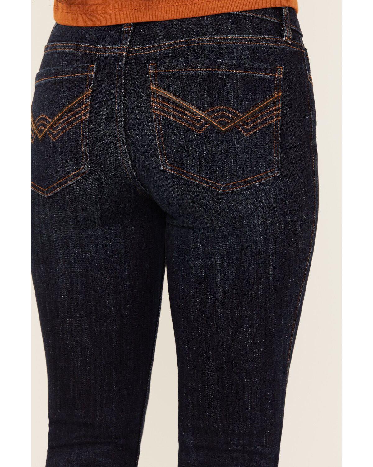 Image #4 - Idyllwind Women's Rebel Mid Rise Bootcut Stretch Denim Jeans, Dark Wash, hi-res