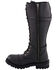 Image #3 - Milwaukee Leather Women's Front Toe Cap Riding Boots - Round Toe, Black, hi-res