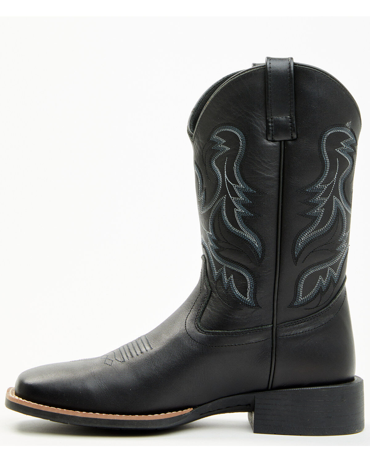Image #3 - Cody James Ace&trade; Western Boots - Broad Square Toe, Black, hi-res