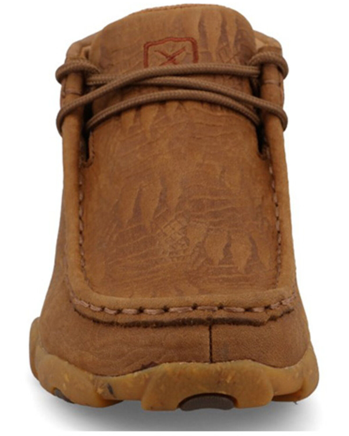 Image #3 - Twisted X Kid's Chukka Driving Mocs, Chestnut, hi-res