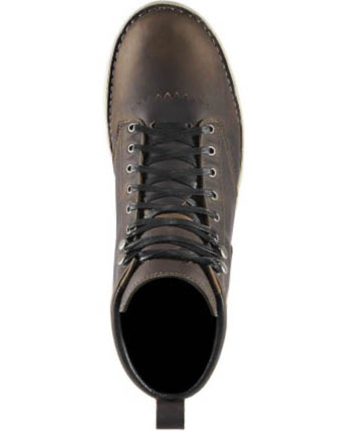 Image #3 - Danner Men's 917 Logger Boots - Soft Toe, Dark Brown, hi-res