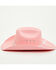 Image #3 - Shyanne Girls' Tiara Canvas Cowboy Hat, Pink, hi-res
