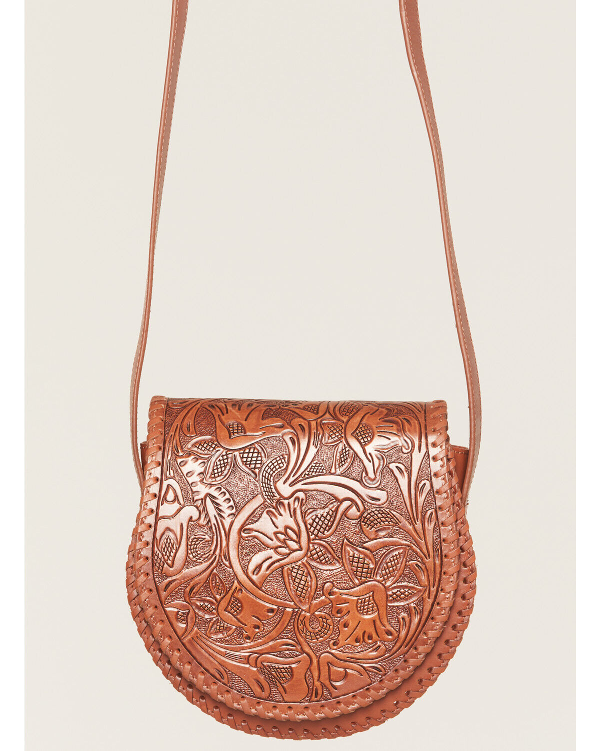 Image #2 - Shyanne Women's Claire Tooled Crossbody Bag, Brown, hi-res