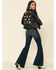 Image #2 - Mauritius Leather Women's Christy Scatter Star Leather Jacket, Black, hi-res