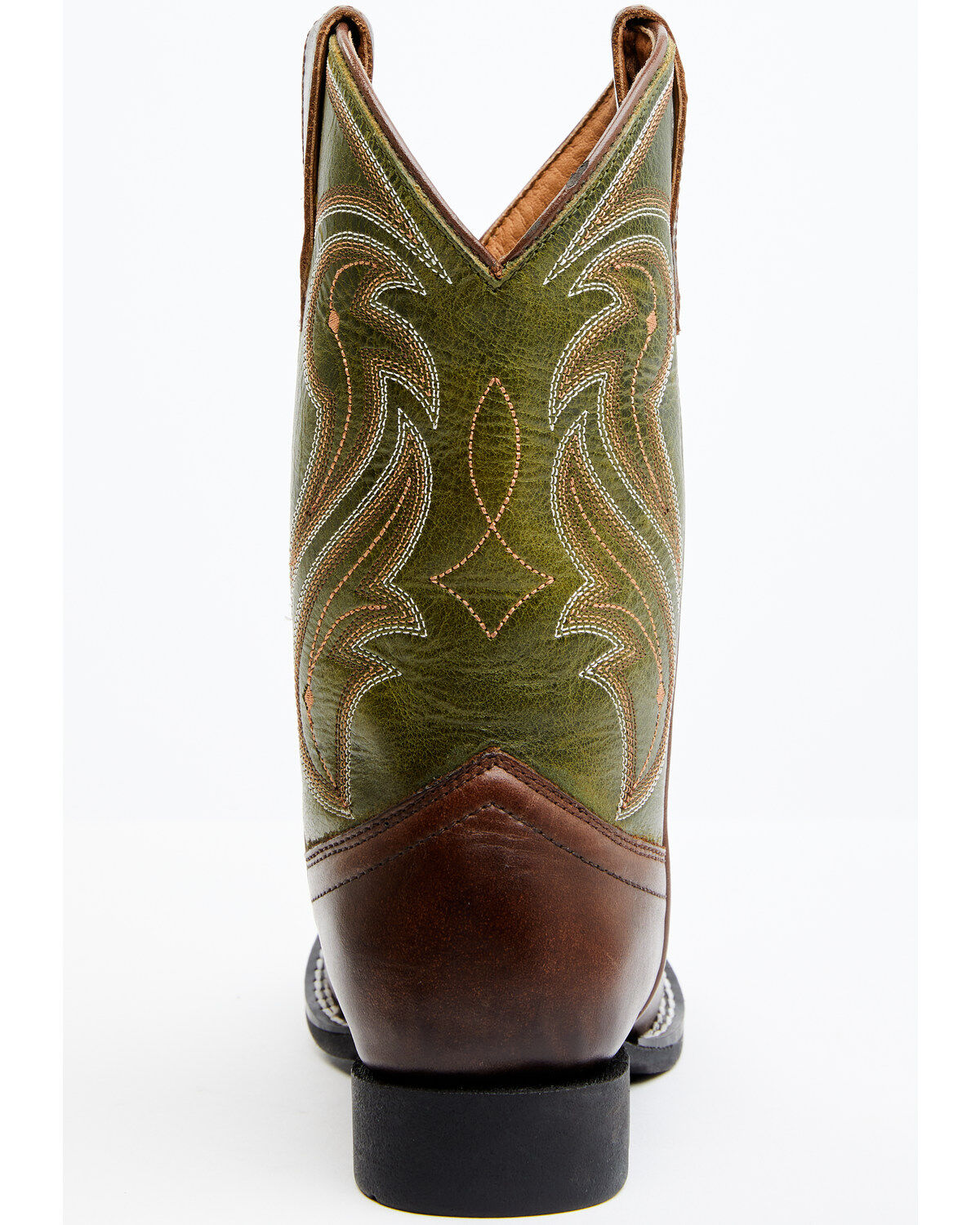 Image #5 - RANK 45&reg; Boys' Kasey Western Boots - Broad Square Toe, Green, hi-res
