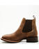 Image #3 - Cody James Men's Jones Chelsea Boots - Broad Square Toe, Tan, hi-res