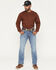 Image #1 - Cody James Men's FR Clover Leaf Wash Slim Straight Stretch Denim Jeans, Light Wash, hi-res