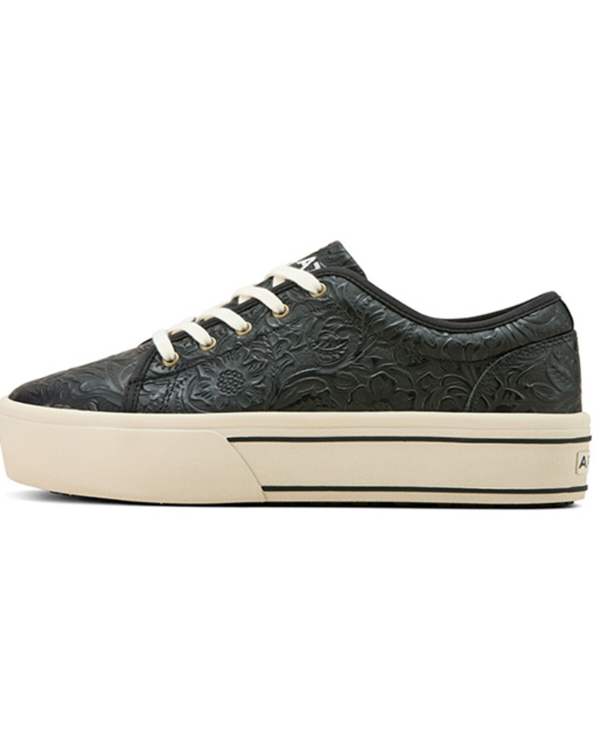 Image #2 - Ariat Women's Skylar Embossed Casual Shoes, Black, hi-res