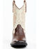 Image #4 - RANK 45&reg; Boys' Austin Western Boots - Broad Square Toe, Ivory, hi-res