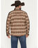Image #4 - Cody James Men's Calhoun Southwestern Print Textured Softshell Jacket, Brown, hi-res