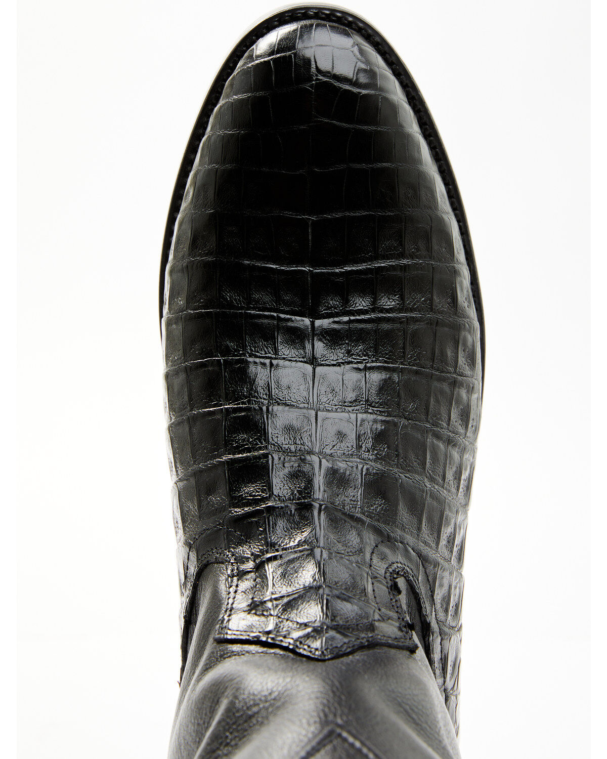 Image #6 - Cody James Black 1978&reg; Men's Carmen Exotic Caiman Belly Roper Boots - Round Toe, Black, hi-res