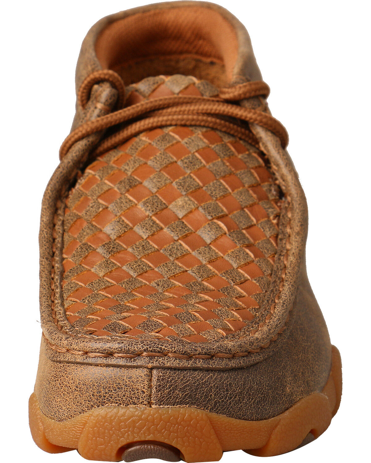 Image #4 - Twisted X Kid's Tall Driving Mocs, Brown, hi-res