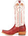 Image #3 - Dan Post Women's Adeline Tall Western Boots - Square Toe, Red, hi-res