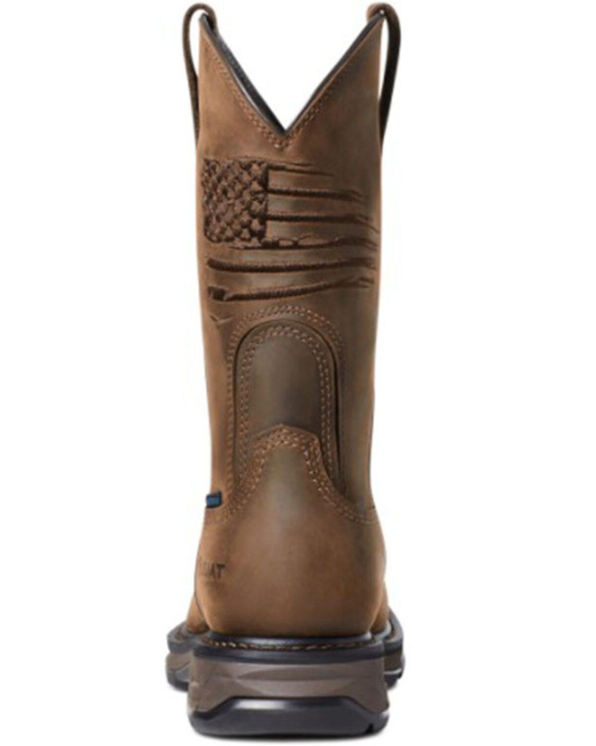Image #3 - Ariat Men's WorkHog&reg; Patriot Waterproof Western Work Boots - Carbon Toe, Brown, hi-res