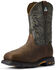 Image #2 - Ariat Men's WorkHog&reg; Met Guard Work Boots - Composite Toe, Brown, hi-res