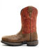 Image #3 - Cody James Men's 11" Nano Lite Waterproof Western Work Boots - Composite Toe, Orange, hi-res