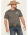 Image #2 - Buckwear Men's Camo Chevy Logo Short Sleeve Graphic T-Shirt, Charcoal, hi-res