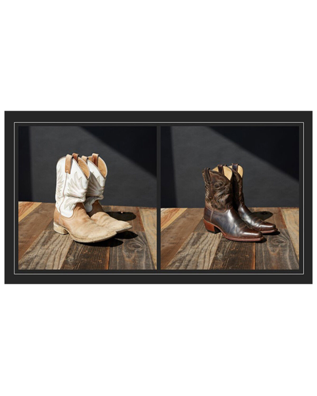 Image #3 - Boot Barn Long Horn Wood Boot Jack with Scrubber, Dark Brown, hi-res