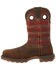 Image #3 - Durango Men's Maverick Waterproof Western Work Boots - Composite Toe, Brown, hi-res