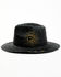 Image #3 - Shyanne Women's Celestial Sunshine Straw Western Fedora, Black, hi-res