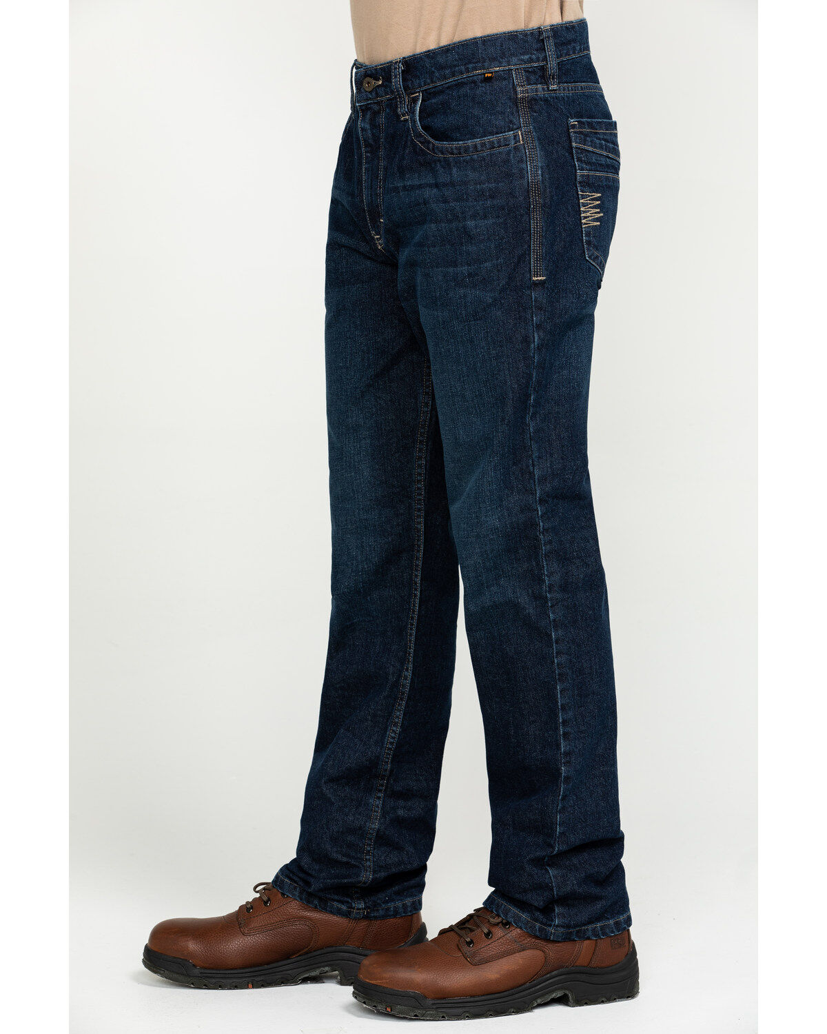 Image #3 - Cody James Men's FR Milliken Slim Straight Work Jeans, Indigo, hi-res